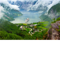 Geirangerfjord and the Nærøyfjord